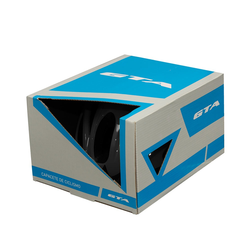 Capacete Ciclismo Mtb Com Regulagem Sinalizador Ventilado Bicicleta Bike Gta Preto