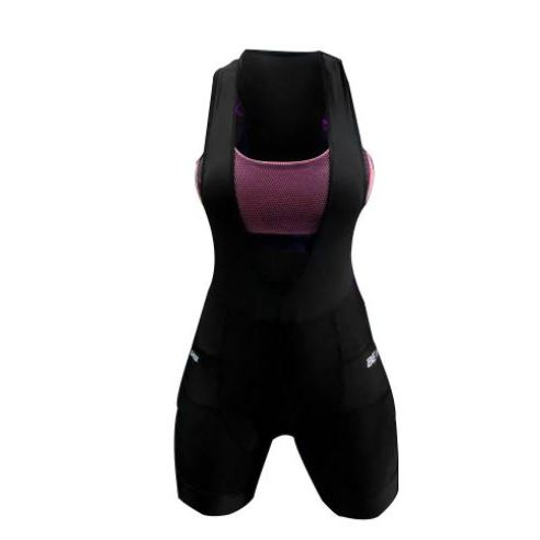 Bretelle Femenino Forro Gel D100 BeFast ciclismo com 2 Bolsos BIKE/MTB/SPEED/CICLISTA/BICICLETA