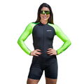 Macaquinho Feminino de Ciclismo com Forro em Espuma