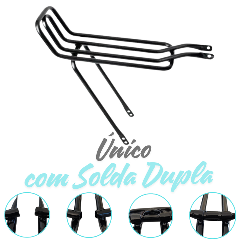 Bagageiro Garupa Rabetão De Bike Aro 26 24 20 Articulado