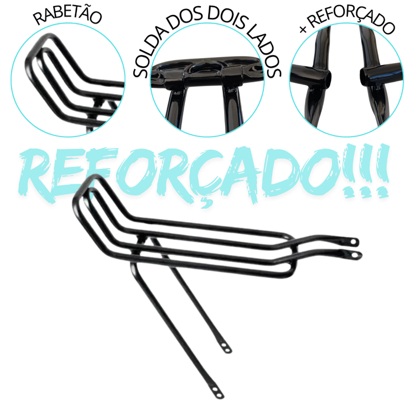 Bagageiro Garupa Rabetão De Bike Aro 26 24 20 Articulado