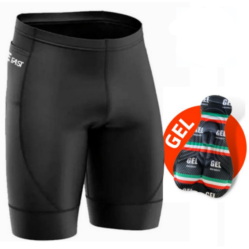 Bermuda Short de Ciclismo Masculina Forro com Gel Alta Densidade Profissional com Bolso