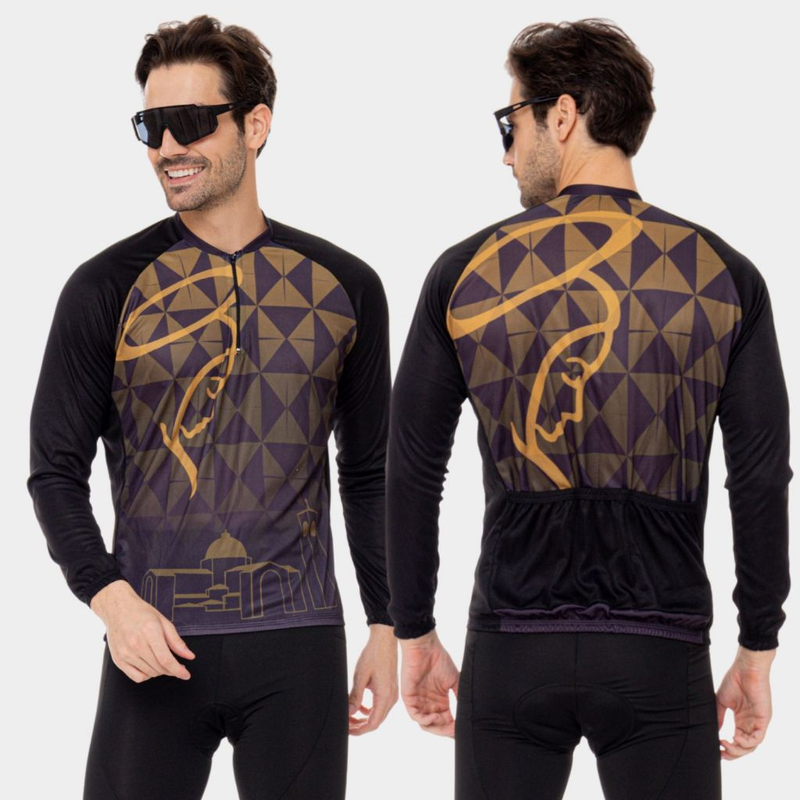 Conjunto de Ciclismo Masculino Inverno