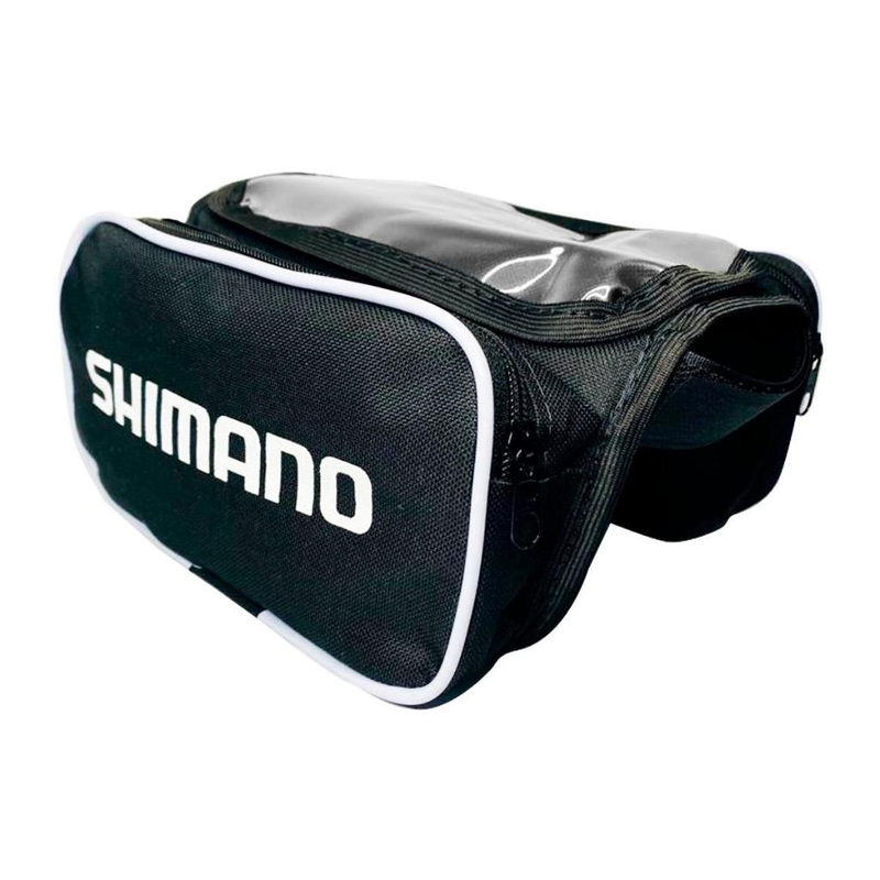 Bolsinha/ Alforge dois lados para quadro de Bicicleta com visor.