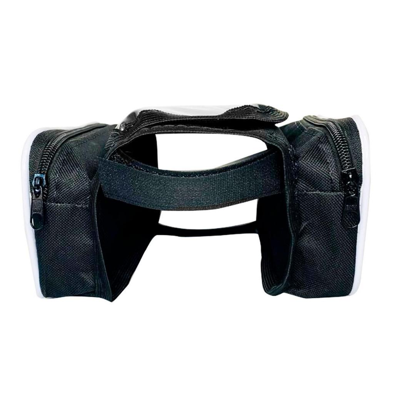 Bolsinha/ Alforge dois lados para quadro de Bicicleta com visor.