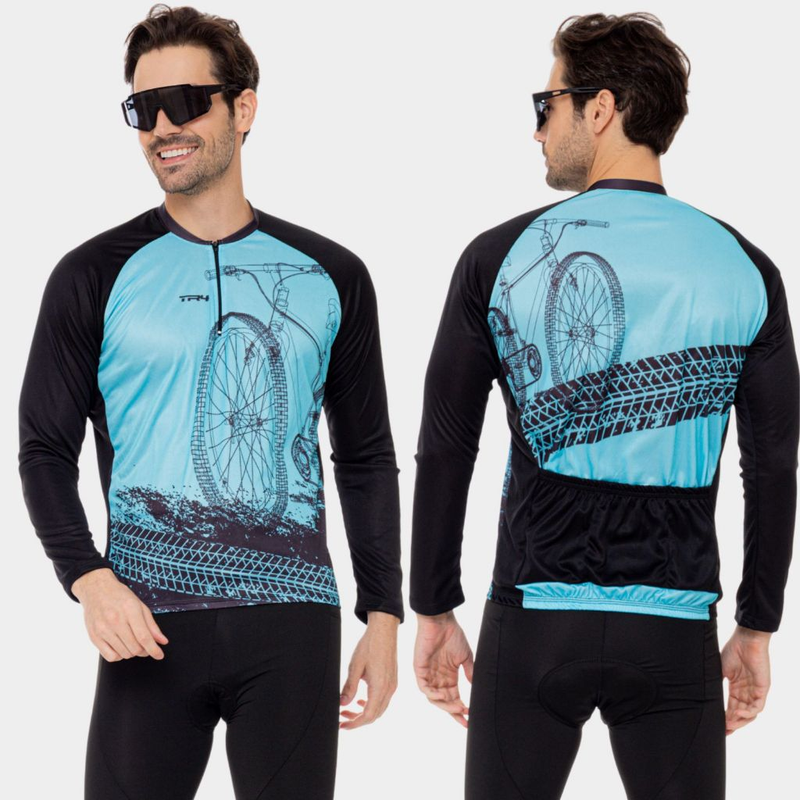 Conjunto de Ciclismo Masculino Inverno