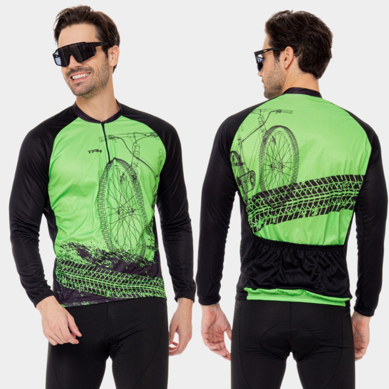 Conjunto de Ciclismo Masculino Inverno