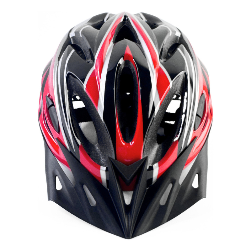 Capacete Ciclismo Bike Mtb Ajustável Adulto Leve E Ventilado Cor Vermelho