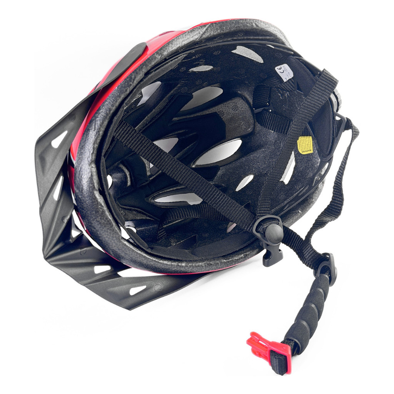 Capacete Ciclismo Bike Mtb Ajustável Adulto Leve E Ventilado Cor Vermelho