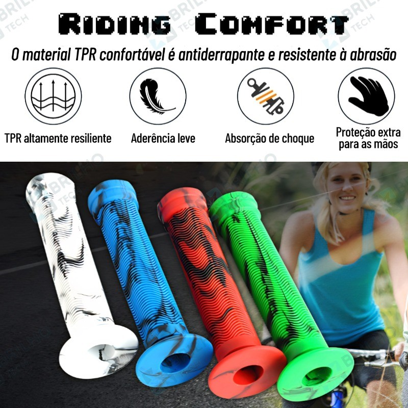 Manopla Gios de Bike Bicicleta Bmx Freeride DH Punho Giosbr 150mm (CORES)