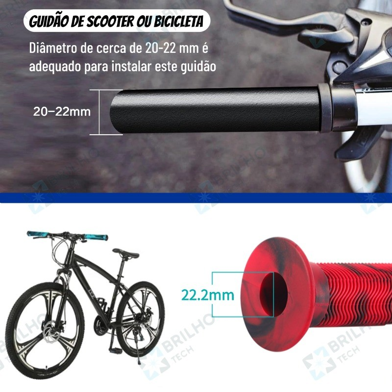 Manopla Gios de Bike Bicicleta Bmx Freeride DH Punho Giosbr 150mm (CORES)